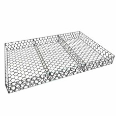 Габион двойного кручения матрацно-тюфячный оцинкованный полимерный (ЦП ПВХ) ГСИ-М 60х80 (С60) 3х2х0,23х3,4 мм 1,38 м3 ГОСТ Р 52132-2003